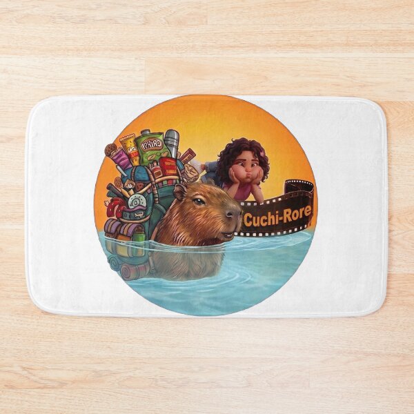 Item preview, Cuchi-Rore Capybara Swimming With Snacks designed and sold by CUCHIRORE.
