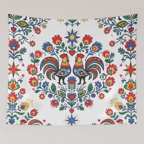 Item preview, A Polish Folk Art Slavik Wycinanki Eastern Bohemian designed and sold by ART ATTACK ZONE.