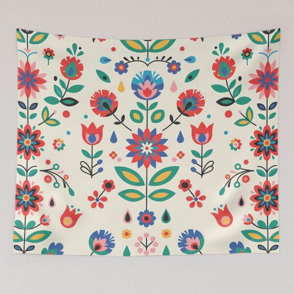 Item preview, C Polish Folk Art Slavik Wycinanki Eastern Bohemian designed and sold by ART ATTACK ZONE.