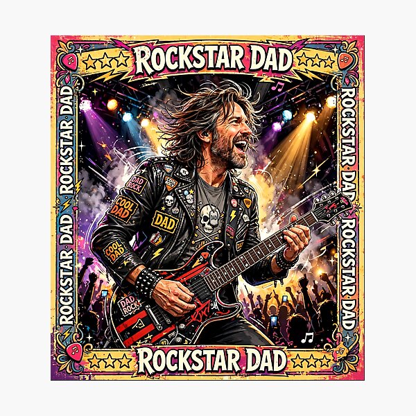 Item preview, Rockstar Dad designed and sold by Iron El Studios.