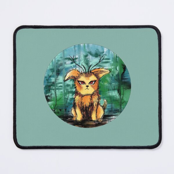 Item preview, Cute Fantasy Dog - Green designed and sold by DwellerArt.