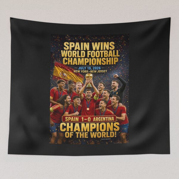 Item preview, SPAIN WINS WORLD FOOTBALL CHAMPIONSHIP - July 19, 2026  designed and sold by DBM Photo Art 1.