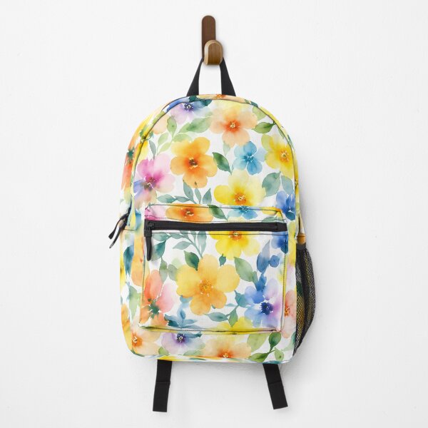Item preview, Bright Watercolor Floral Yellow Blossom Pattern designed and sold by zenjiinspired.