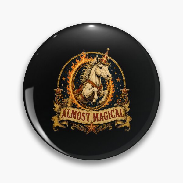 Item preview, almost magical unicorn cone funny retro horse designed and sold by hugoinkcoast.