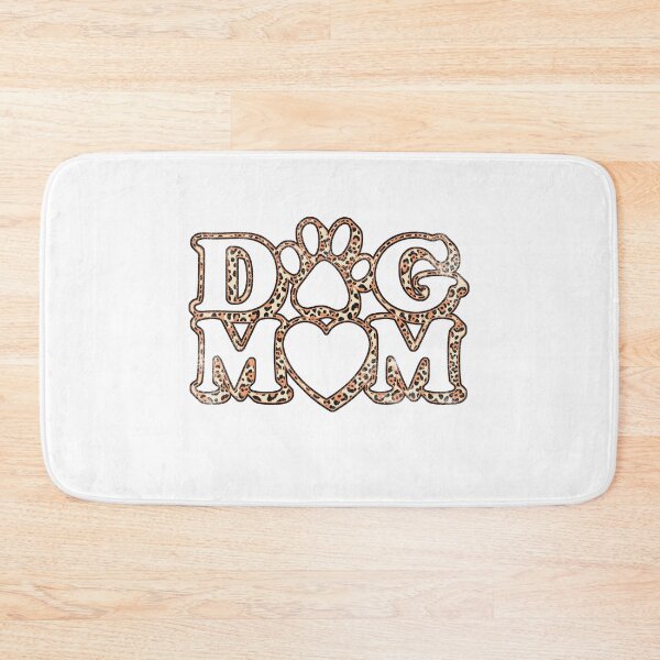 Item preview, Leopard Dog Mom Paw Print Heart Typography Graphic designed and sold by The secret storage room.
