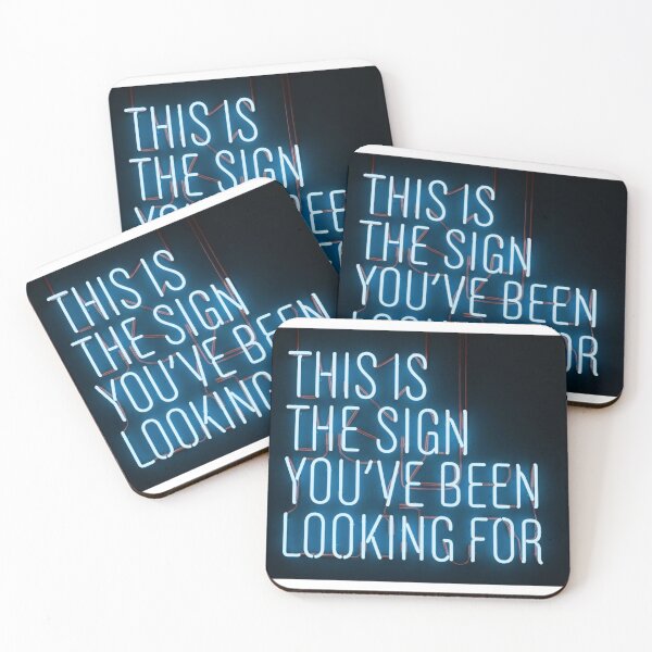 Item preview, This Is The Sign You've Been Looking For Glowing Neon Graphic T-Shirt designed and sold by Sulco Design.