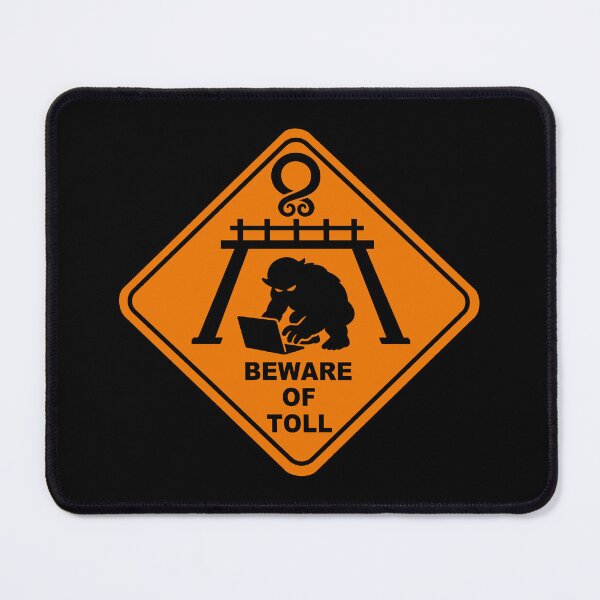Item preview, Troll sign, beware of troll designed and sold by moonmorph.