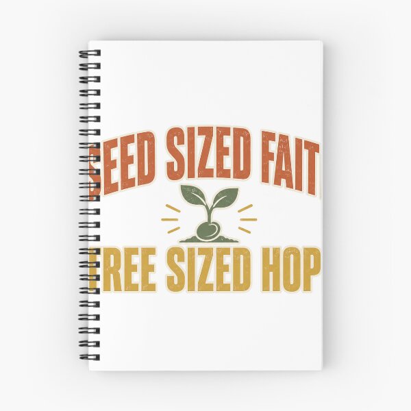 Item preview, Seed Sized Faith Tree Sized Hope Christian Retro designed and sold by eignvalue.