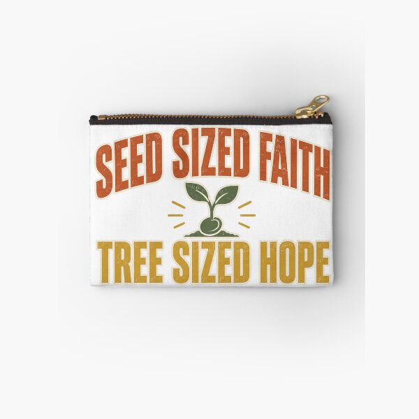 Item preview, Seed Sized Faith Tree Sized Hope Christian Retro designed and sold by eignvalue.
