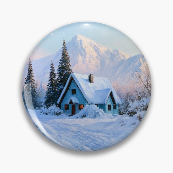 Item preview, Snow Kissed Cottage designed and sold by bubblyrainbow.