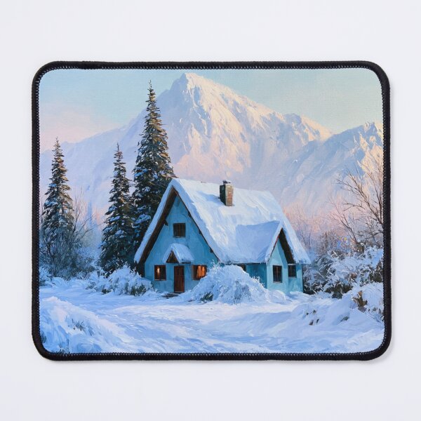 Item preview, Snow Kissed Cottage designed and sold by bubblyrainbow.