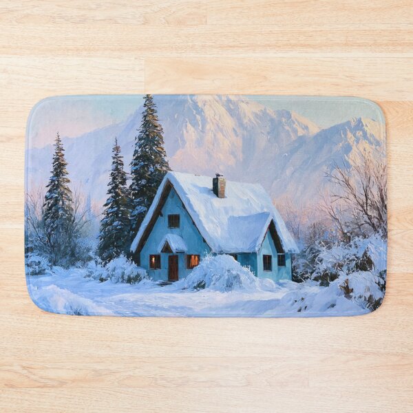 Item preview, Snow Kissed Cottage designed and sold by bubblyrainbow.