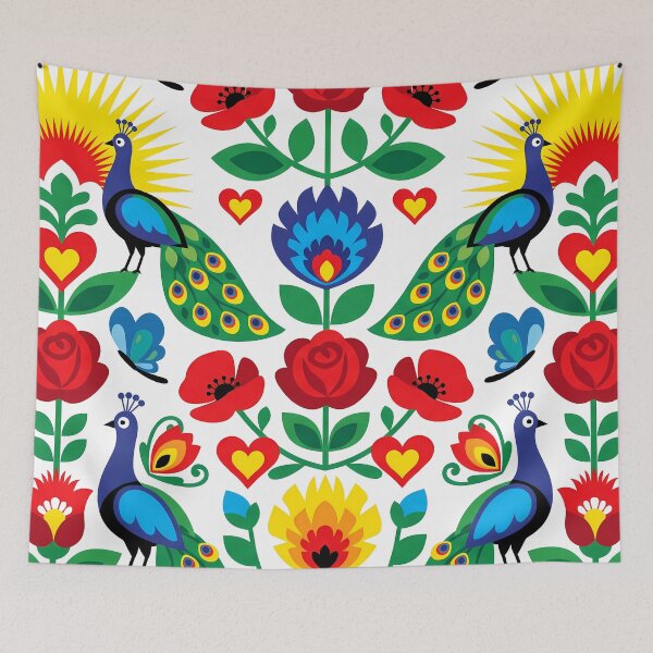 Item preview, Nature Polish Folk Art Slavik Wycinanki Eastern Bohemian designed and sold by ART ATTACK ZONE.