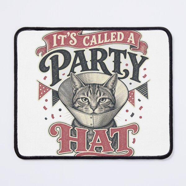 Item preview, It's Called A Party Hat Cone Cat Vet Tech designed and sold by BoosterShop.