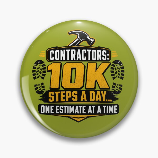 Item preview, Contractors 10K Steps designed and sold by 321IslandPrints.
