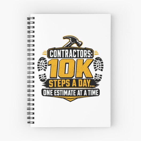 Item preview, Contractors 10K Steps designed and sold by 321IslandPrints.