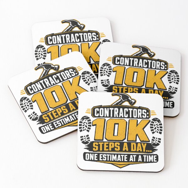 Item preview, Contractors 10K Steps designed and sold by 321IslandPrints.