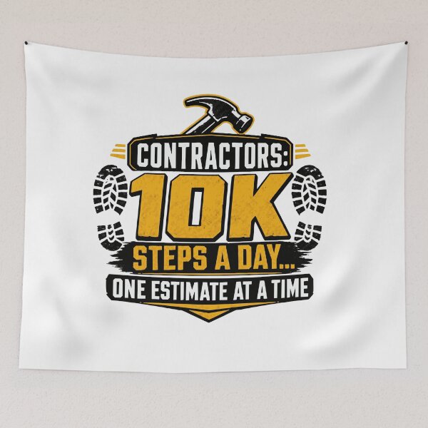Item preview, Contractors 10K Steps designed and sold by 321IslandPrints.