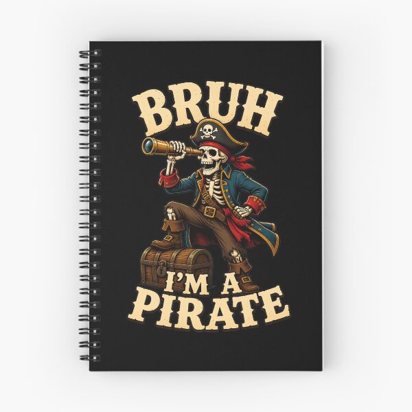 Item preview, bruh i'm a pirate dabbing skull lazy halloween costume funny designed and sold by hugoinkcoast.