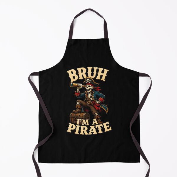 Item preview, bruh i'm a pirate dabbing skull lazy halloween costume funny designed and sold by hugoinkcoast.