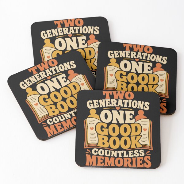 Item preview, Vintage Bookish Two Generations Storytelling Aesthetic designed and sold by PrintivoraHub.