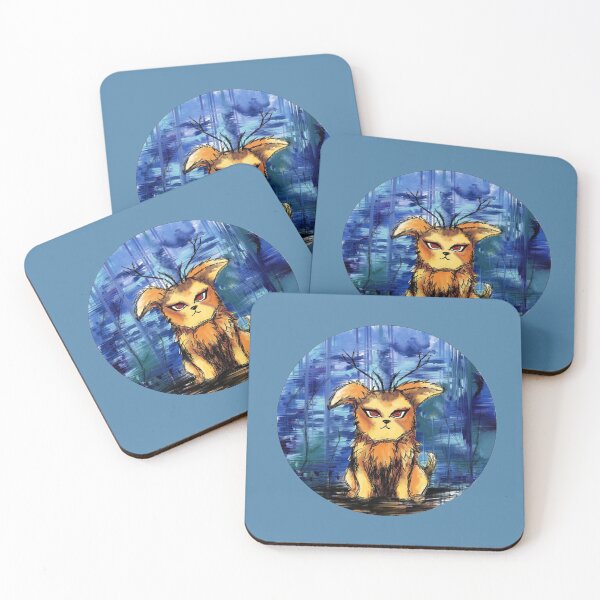 Item preview, Cute Fantasy Dog - Blue designed and sold by DwellerArt.