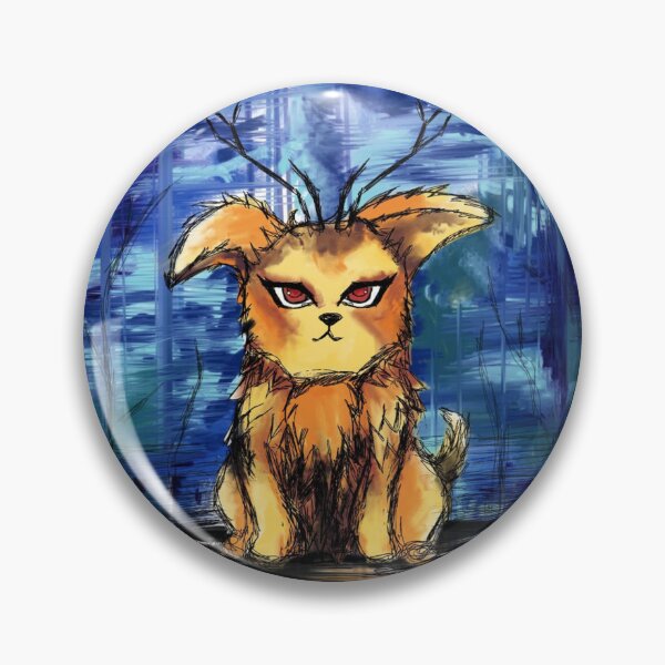 Item preview, Cute Fantasy Dog - Blue designed and sold by DwellerArt.