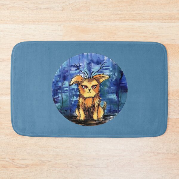 Item preview, Cute Fantasy Dog - Blue designed and sold by DwellerArt.