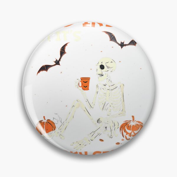 Item preview, Dead-Inside But Its Spooky Season Halloween Skeleton Pumpkin T-Shirt designed and sold by Atros.