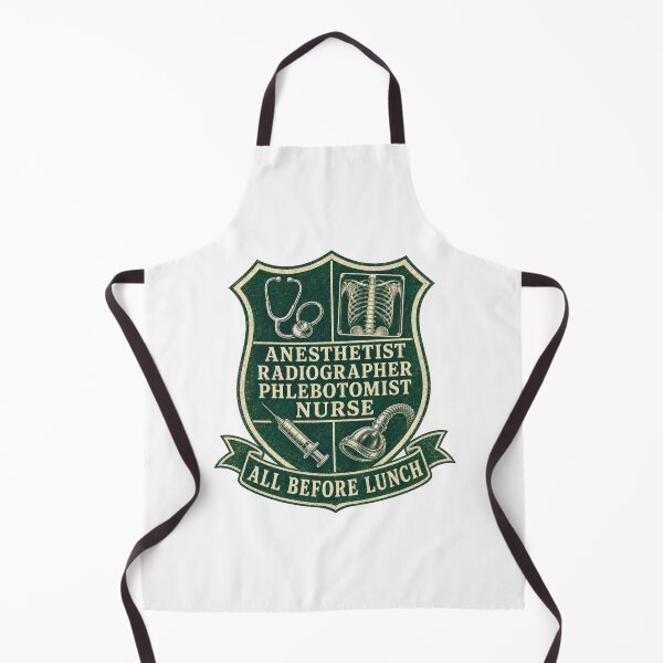 Item preview, Anesthetist Radiographer Nurse All Before Lunch designed and sold by BoosterShop.