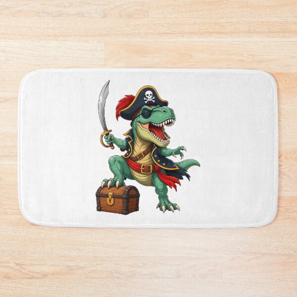Item preview, dino pirate t-rex dinosaur designed and sold by hugoinkcoast.