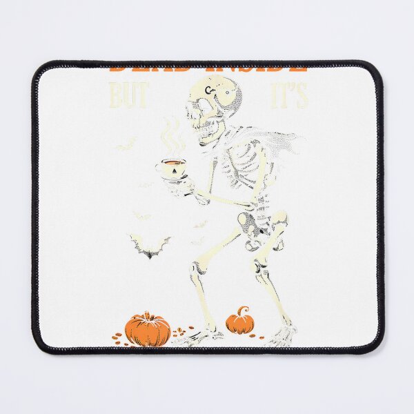 Item preview, Dead-Inside But Its Spooky Season Skeleton Pumpkin Halloween T-Shirt designed and sold by all-shp.