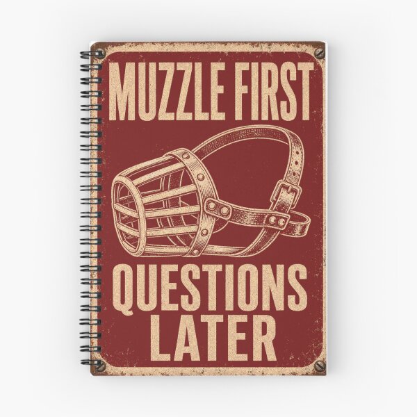 Item preview, Muzzle First Questions Later Vet Tech Sign designed and sold by BoosterShop.