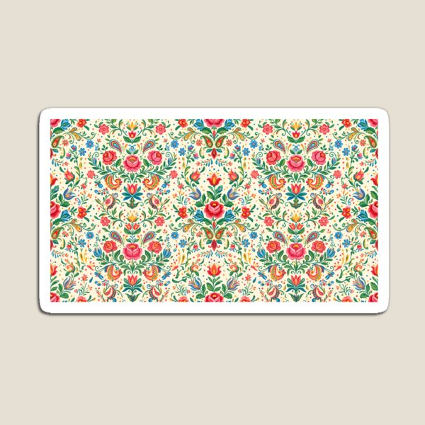 Item preview, Roses Polish Folk Art Slavik Wycinanki Eastern Bohemian designed and sold by ART ATTACK ZONE.