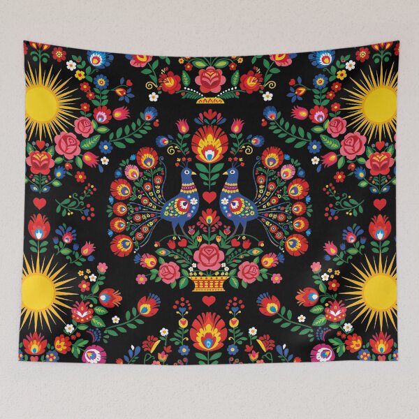 Item preview, Sunshine Polish Folk Art Slavik Wycinanki Eastern Bohemian designed and sold by ART ATTACK ZONE.