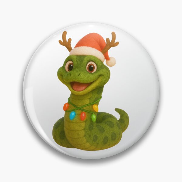 Item preview, Green Anaconda Christmas Reindeer designed and sold by Sillytoe.