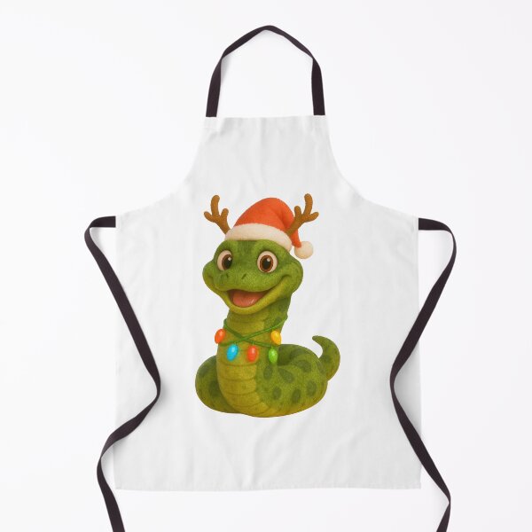 Item preview, Green Anaconda Christmas Reindeer designed and sold by Sillytoe.