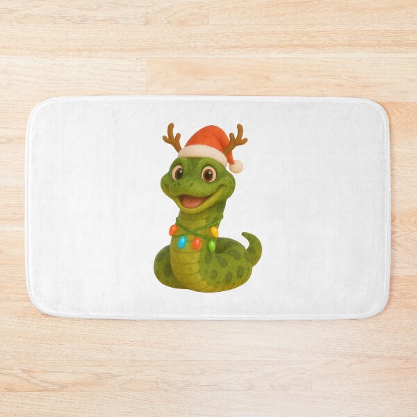 Item preview, Green Anaconda Christmas Reindeer designed and sold by Sillytoe.