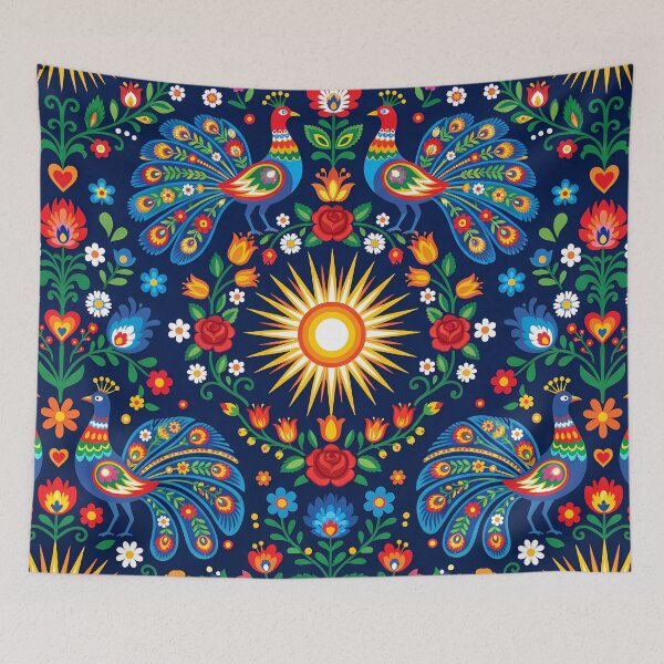 Item preview, Yellow Polish Folk Art Slavik Wycinanki Eastern Bohemian designed and sold by ART ATTACK ZONE.