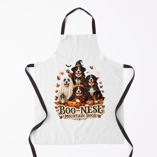 Item preview, boo-nese mountain dogs halloween witch ghost pumpkin designed and sold by hugoinkcoast.