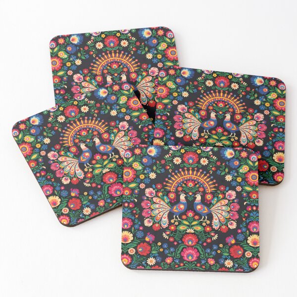 Item preview, Blues Polish Folk Art Slavik Wycinanki Eastern Bohemian designed and sold by ART ATTACK ZONE.