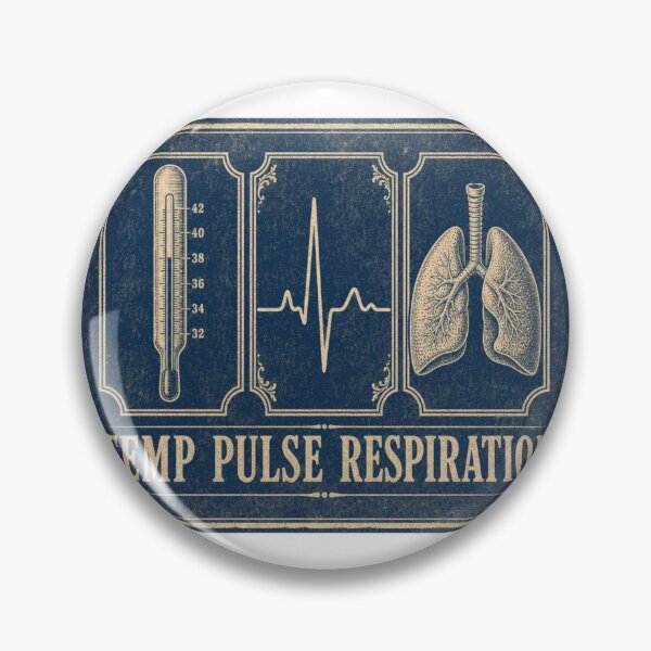 Item preview, Temp Pulse Respiration Vet Tech Vitals Plate designed and sold by BoosterShop.