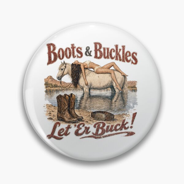 Item preview, Boots & Buckles Western Cowgirl Horse Design designed and sold by castillomiami.