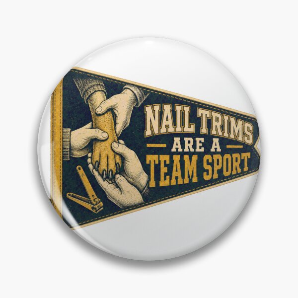 Item preview, Nail Trims Are A Team Sport Vet Tech Pennant designed and sold by BoosterShop.