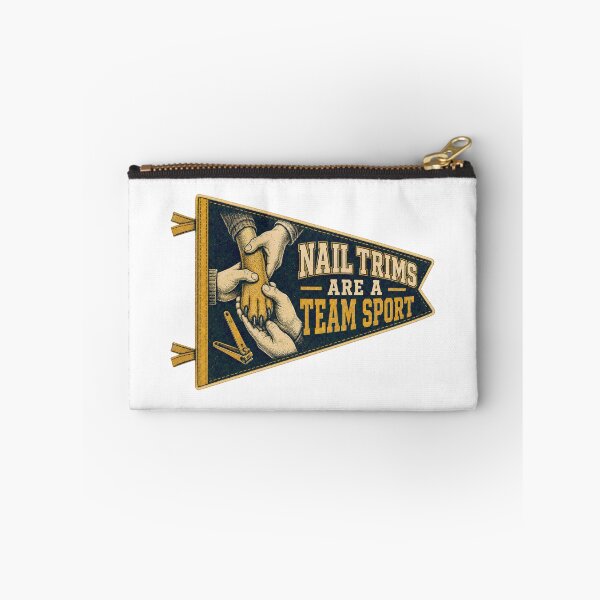 Item preview, Nail Trims Are A Team Sport Vet Tech Pennant designed and sold by BoosterShop.