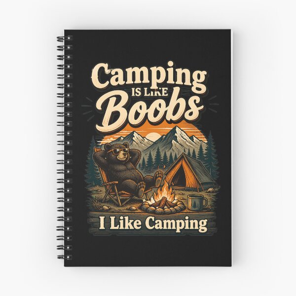 Item preview, camping is like boobs i like camping funny outdoor designed and sold by hugoinkcoast.