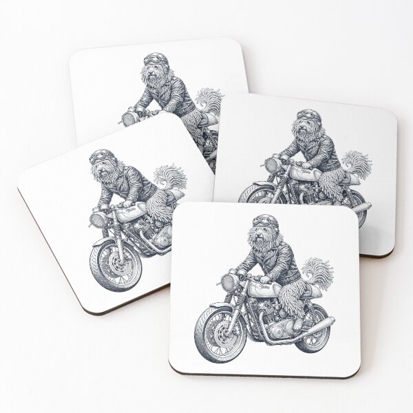 Item preview, Funny Puli Motorcycle Motorbike Dog Lover designed and sold by dian-rody-crest.