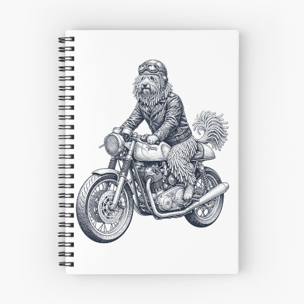 Item preview, Funny Puli Motorcycle Motorbike Dog Lover designed and sold by dian-rody-crest.