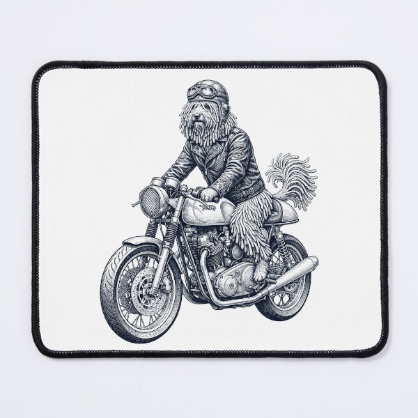 Item preview, Funny Puli Motorcycle Motorbike Dog Lover designed and sold by dian-rody-crest.