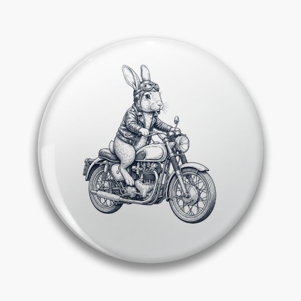 Artikelvorschau, Lustiges Kaninchen-Motorrad, Motorrad-Tierliebhaber entworfen und verkauft von dian-rody-crest.